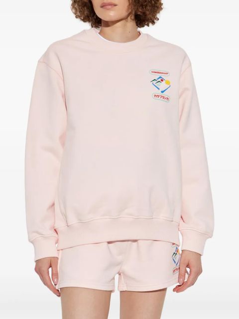 Casablanca Montaigne printed-graphic sweatshirt - Pink