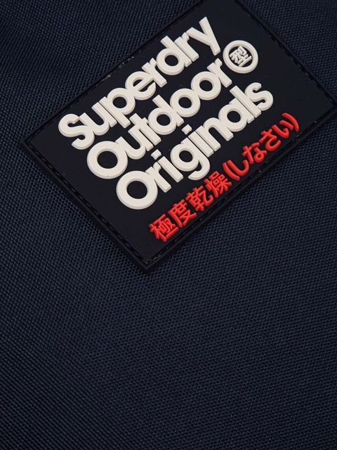 Superdry plecak damski kolor granatowy duży gładki