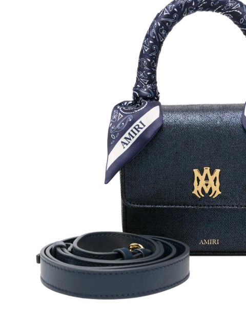 AMIRI scarf-handle tote bag - Blue
