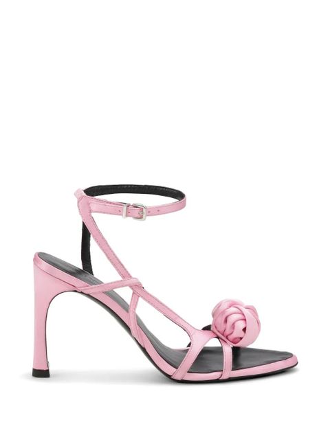 ROTATE BIRGER CHRISTENSEN Knot satin sandals - Pink - zdjęcie produktu nr 1