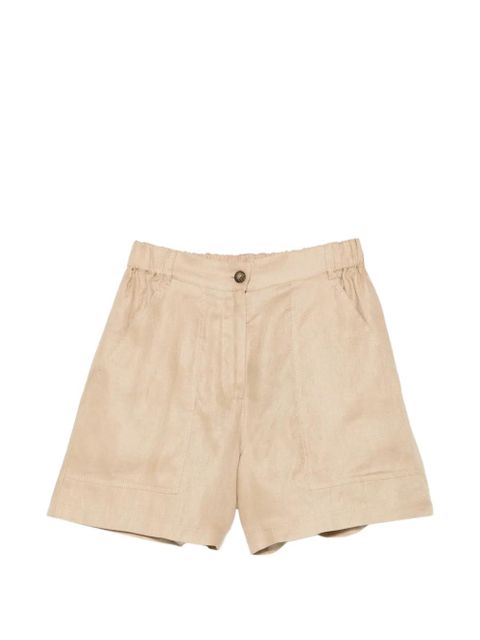 Weekend Max Mara elasticated patch-pocket shorts - Neutrals - zdjęcie produktu nr 1