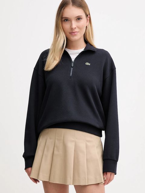 Lacoste bluza damska kolor czarny gładka SF5271 - zdjęcie produktu nr 1