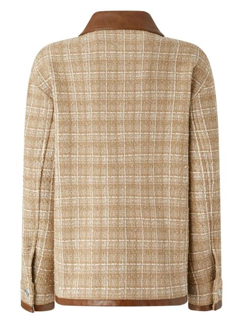 PINKO tweed shirt jacket - Neutrals - zdjęcie produktu nr 2