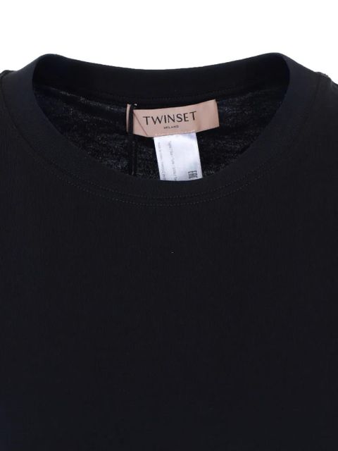 TWINSET cropped T-shirt - Blue