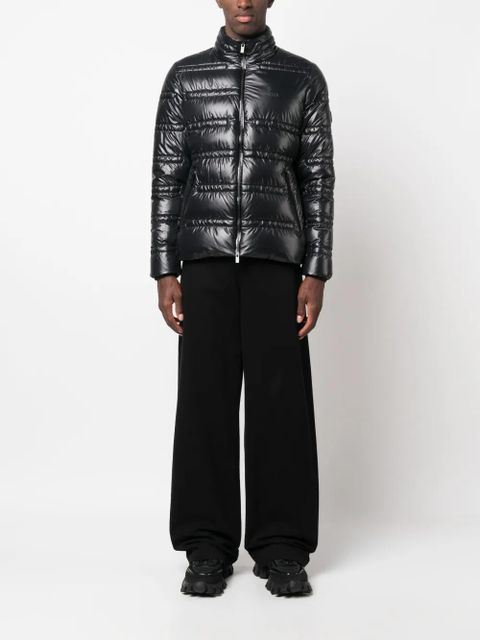 Moncler logo-print padded jacket - Black - zdjęcie produktu nr 2