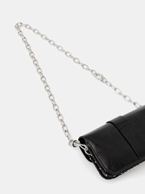 ZADIG&VOLTAIRE torebka skórzana kolor czarny LWBA03910