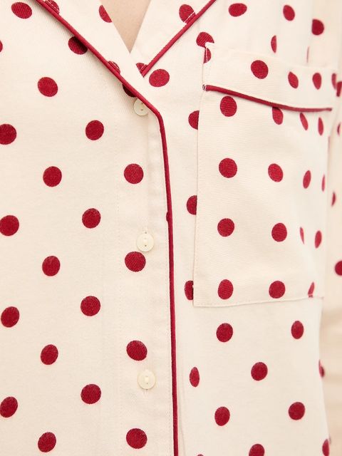 Abercrombie & Fitch koszula piżamowa damska kolor beżowy KI146-5136-606