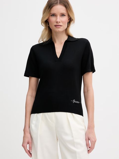 Guess polo damskie wełniane - zdjęcie produktu nr 2