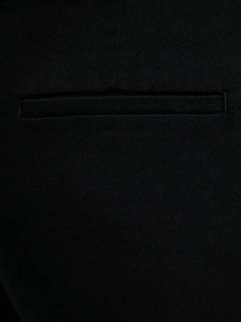 Sisley spodnie damskie kolor czarny proste medium waist