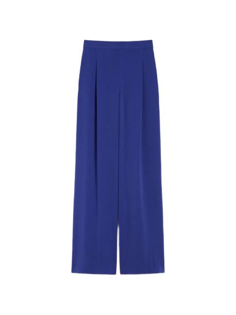 Weekend Max Mara high-waist pleated trousers - Blue - zdjęcie produktu nr 1