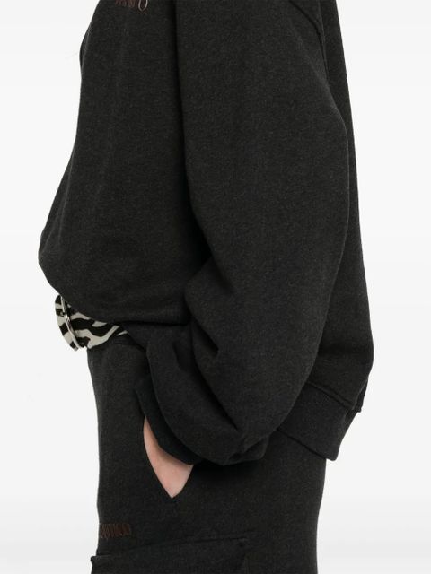 The Attico faded sweatshirt - Black