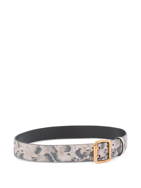 PINKO embossed-leather buckle belt - Neutrals - zdjęcie produktu nr 2