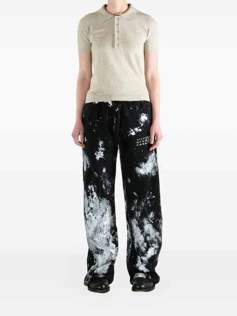 MM6 Maison Margiela short-sleeve polo shirt - Neutrals - zdjęcie produktu nr 2