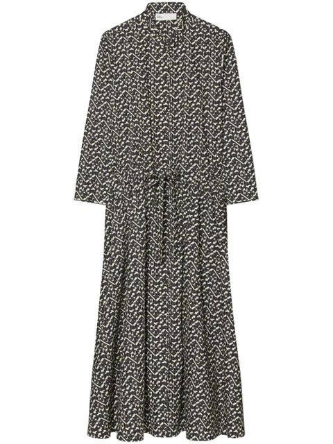 Tory Burch poplin midi dress - Black - zdjęcie produktu nr 1