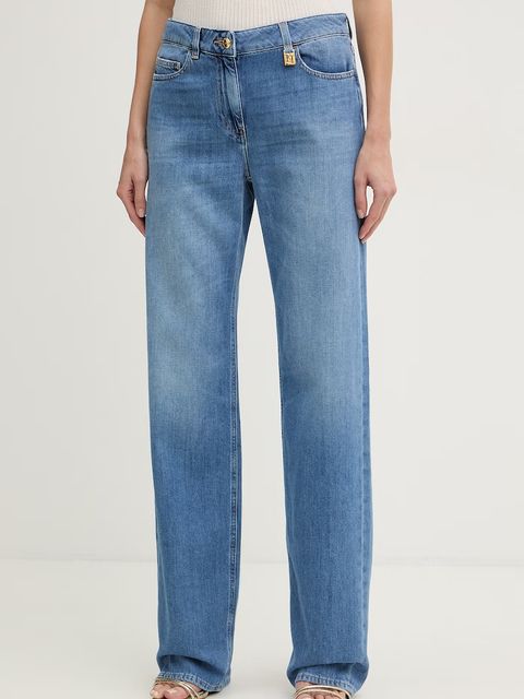 Elisabetta Franchi jeansy straight damskie - zdjęcie produktu nr 1