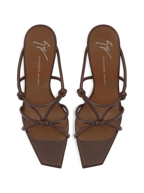 Giuseppe Zanotti Key knotted sandals - Brown