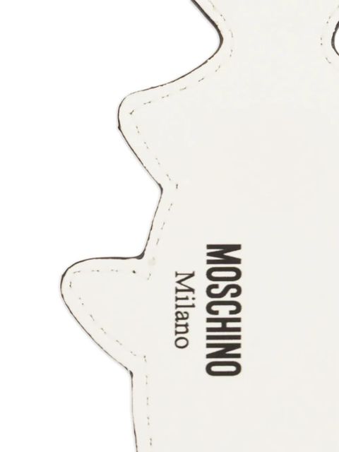 Moschino fish-motif keyring - White