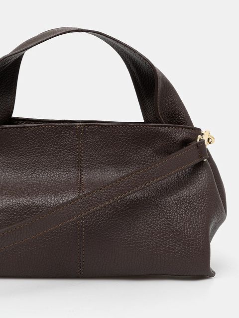 Answear.LAB torebka skórzana kolor brązowy