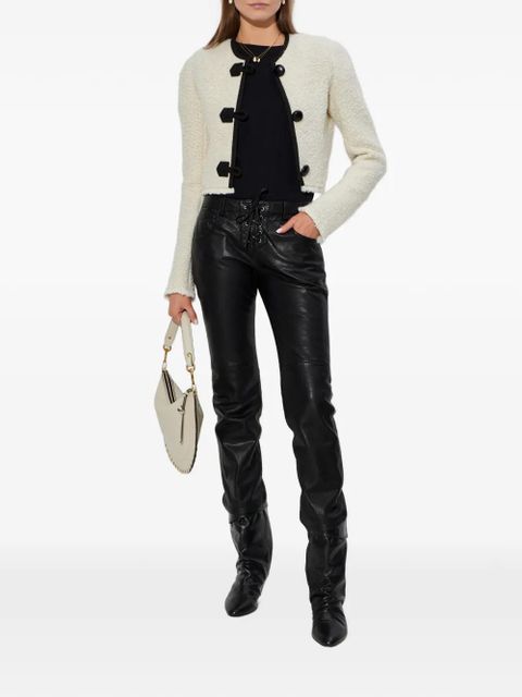 ISABEL MARANT Vanel lace-up trousers - Black - zdjęcie produktu nr 2