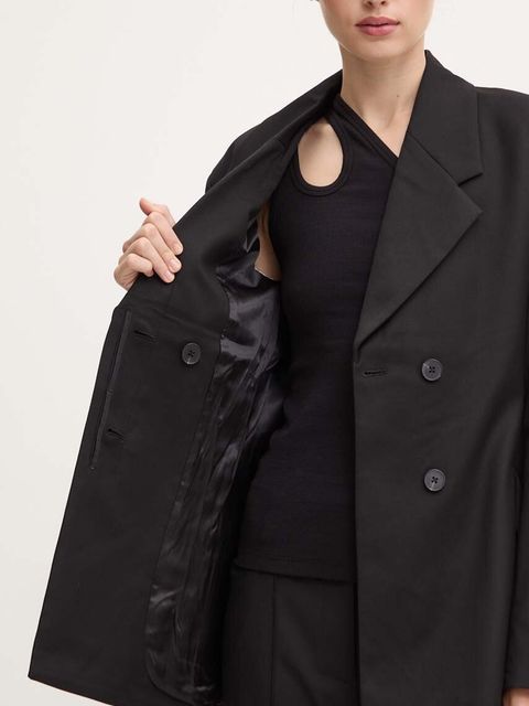 Remain marynarka z domieszką wełny Fitted Blazer