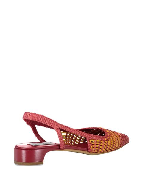 Gabriela Hearst 25mm Perro interwoven slingback pumps - Pink - zdjęcie produktu nr 2