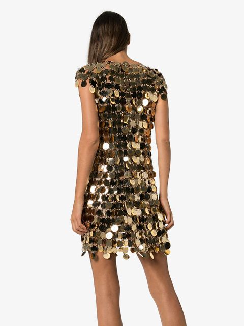 Rabanne chainmail mini dress - Gold - zdjęcie produktu nr 2