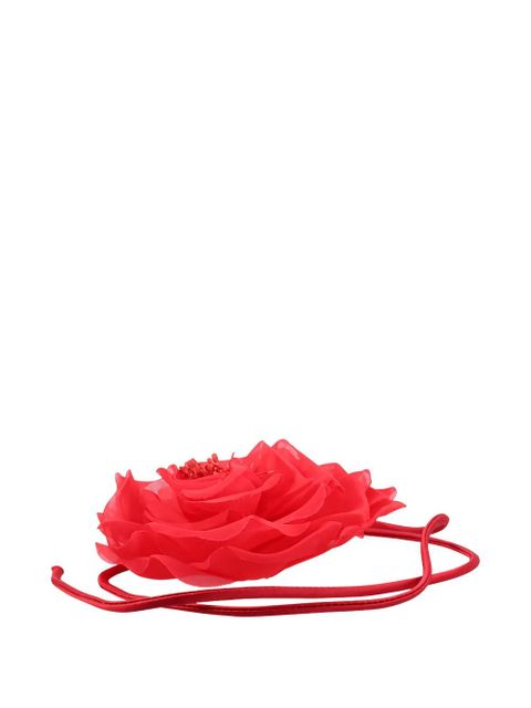 Max Mara floral-appliqué necklace - Red - zdjęcie produktu nr 2