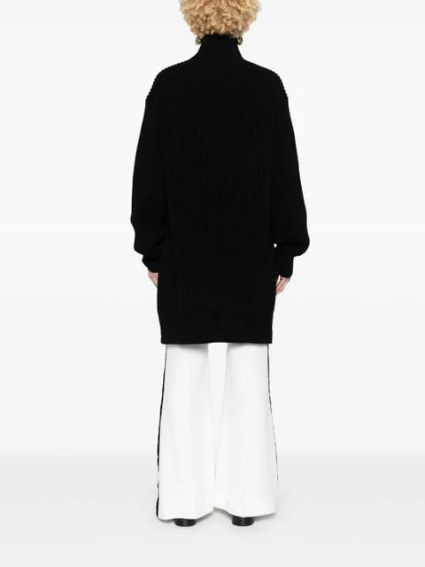 Jil Sander chunky-ribbed wool jumper - Black