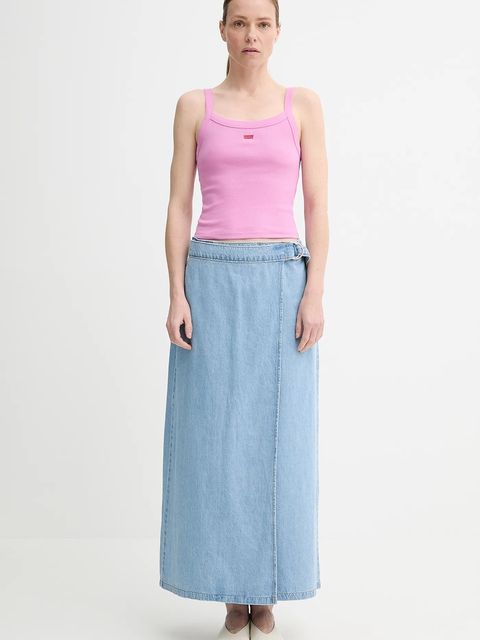 Levi's spódnica jeansowa COLUMN WRAP SKIRT - zdjęcie produktu nr 1