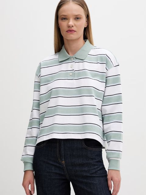 Guess Jeans longsleeve damski bawełniany - zdjęcie produktu nr 2