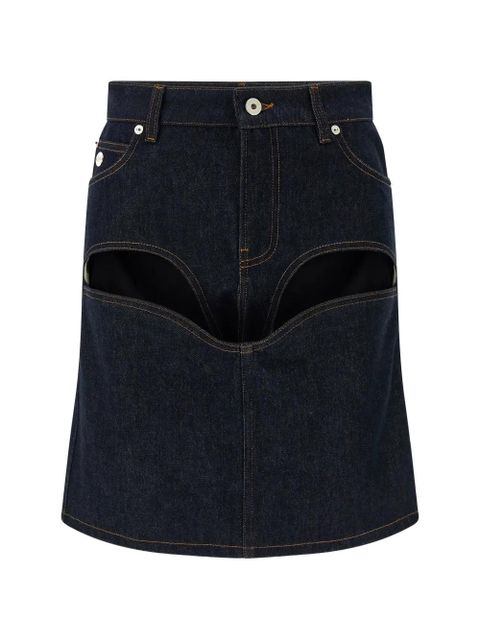 Jean Paul Gaultier cuts denim mini skirt - Blue - zdjęcie produktu nr 1
