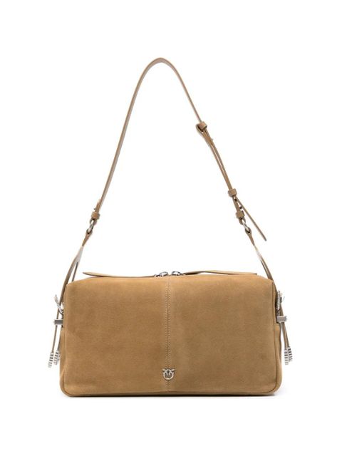 PINKO medium Keeper suede shoulder bag - Neutrals - zdjęcie produktu nr 1
