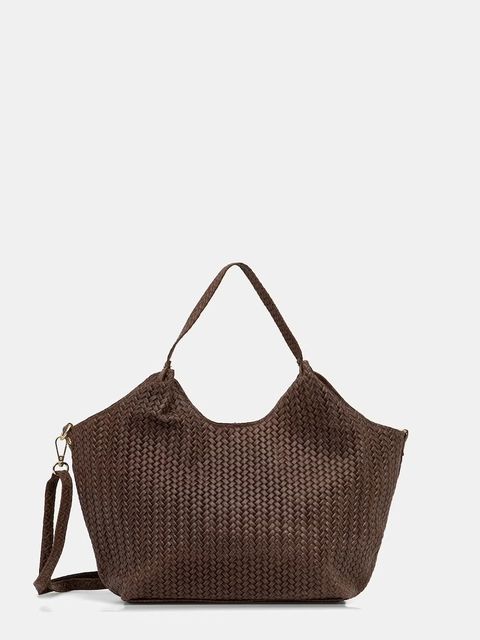 Answear.LAB torebka shopper damska zamszowa - zdjęcie produktu nr 1