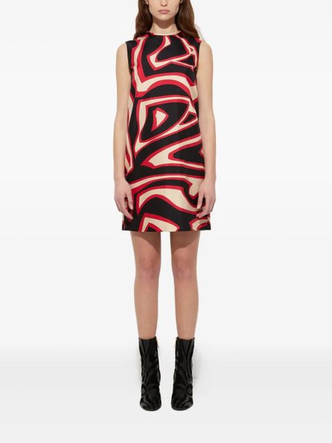 PUCCI Labirinto-print sleeveless mini dress - Black - zdjęcie produktu nr 2