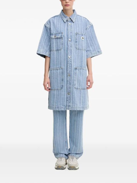 Carhartt WIP striped-pattern jeans - Blue - zdjęcie produktu nr 2