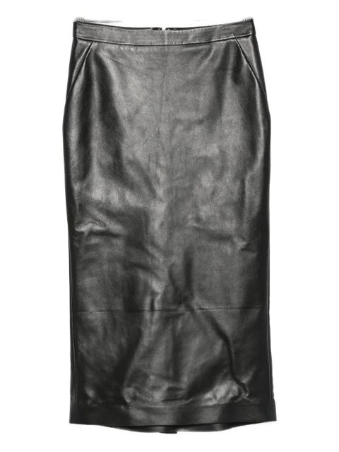 Givenchy leather pencil skirt - Black