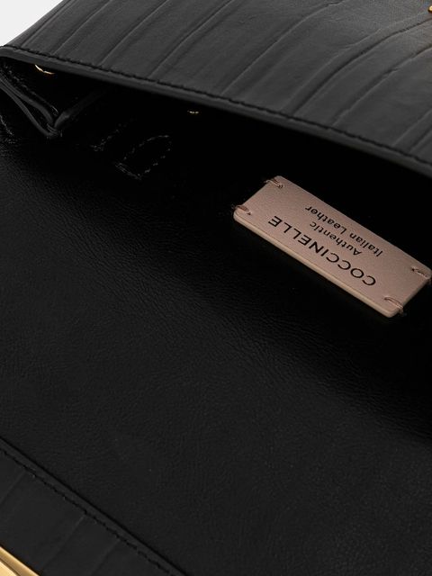 Coccinelle torebka skórzana ARLETTIS PLISSE kolor czarny E1 UD9 55 B7 01