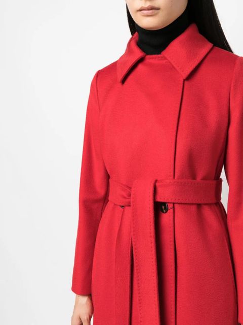 Max Mara BCollag double-breasted belted coat - Red