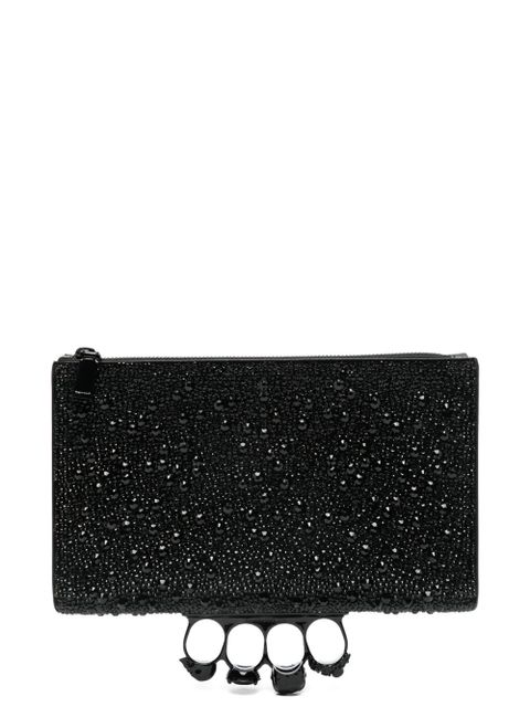 Alexander McQueen Skull Knuckle clutch bag - Black - zdjęcie produktu nr 1