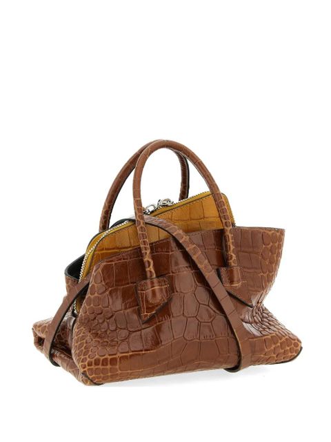 The Attico mini La Passeggiata handbag - Brown - zdjęcie produktu nr 2