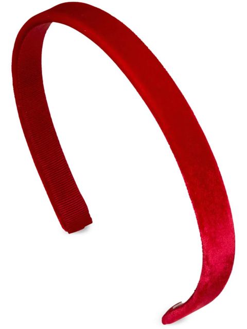 Jennifer Behr Lacey Headband - Red - zdjęcie produktu nr 1