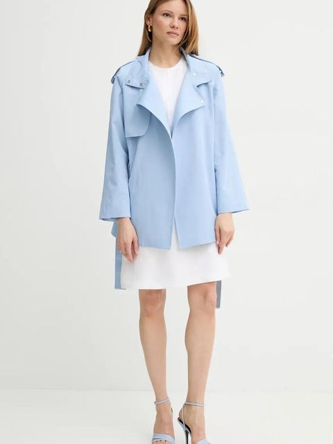 BOSS sukienka kolor beżowy mini prosta 50537402