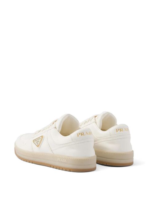 Prada Downtown nappa leather sneakers - Neutrals