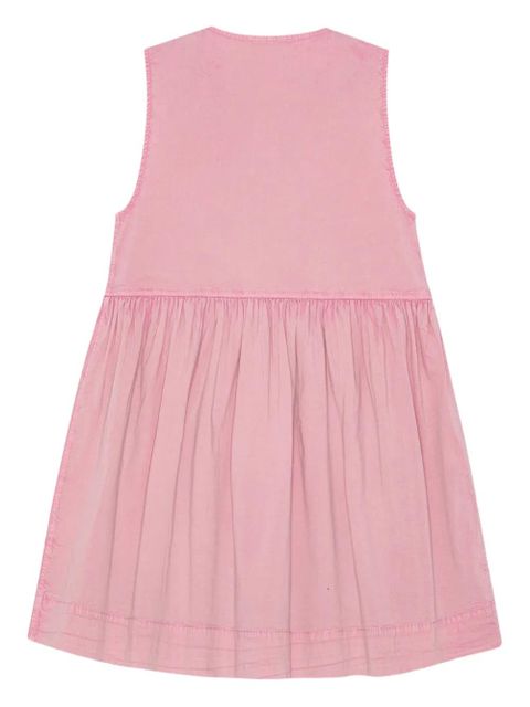 GANNI tie-front dress - Pink - zdjęcie produktu nr 2