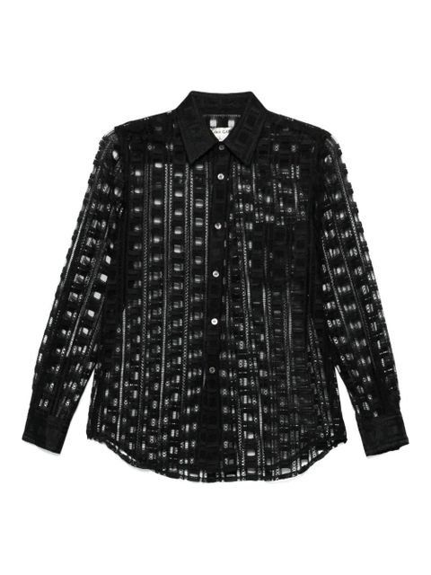 Comme Des Garçons embroidered shirt - Black - zdjęcie produktu nr 1