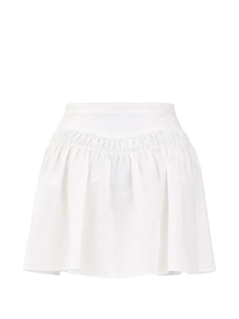 PINKO high-waisted flared mini skirt - White - zdjęcie produktu nr 2