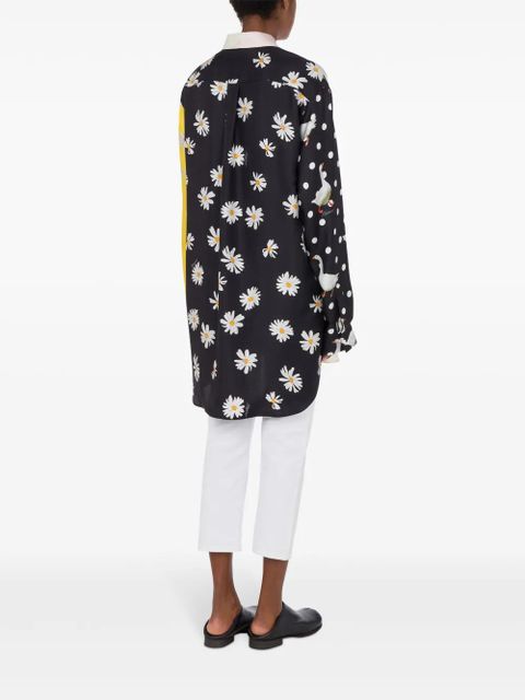 Moschino mix-print shirt - White
