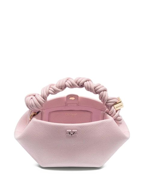 GANNI Bou twisted-handle tote bag - Pink