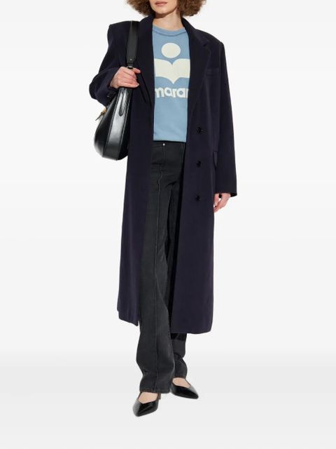 ISABEL MARANT virgin wool coat - Blue