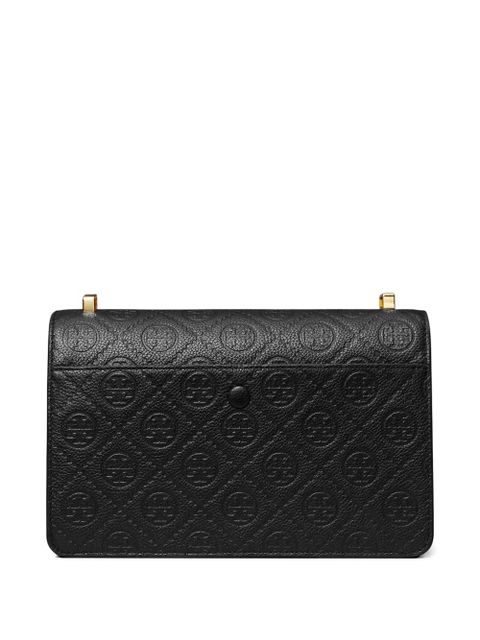 Tory Burch T-Monogram embossed leather shoulder bag - Black - zdjęcie produktu nr 2